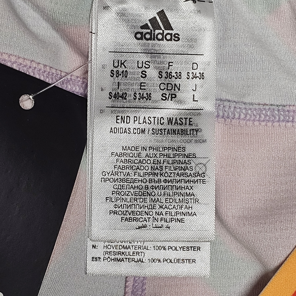 ๐๏ธ Adidas X Farm Rio Pacer 3 Stripes Knit Shorts size Small - Picture 8 of 12